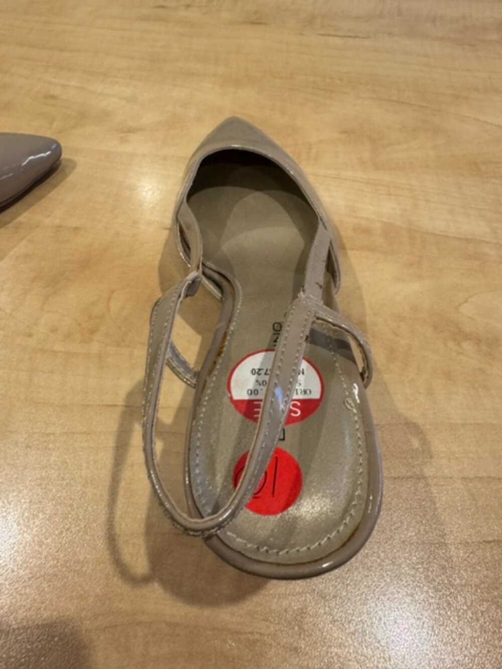 NWT Beige Bandolino Sling Back Pumps Size 10 - Picture 4 of 5